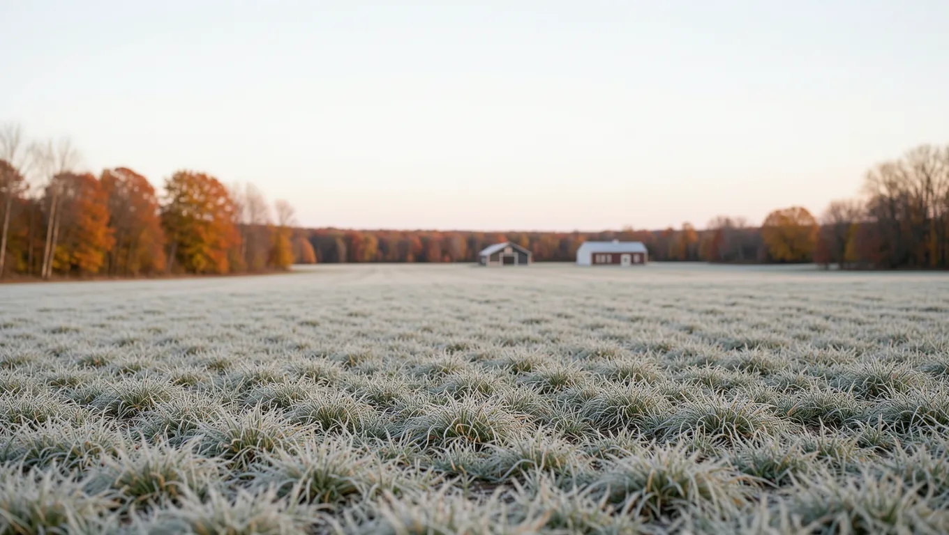 A serene Wisconsin landscape during the seasonal transition in late autumn