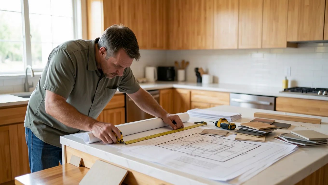 Wisconsin homeowner planning kitchen renovation