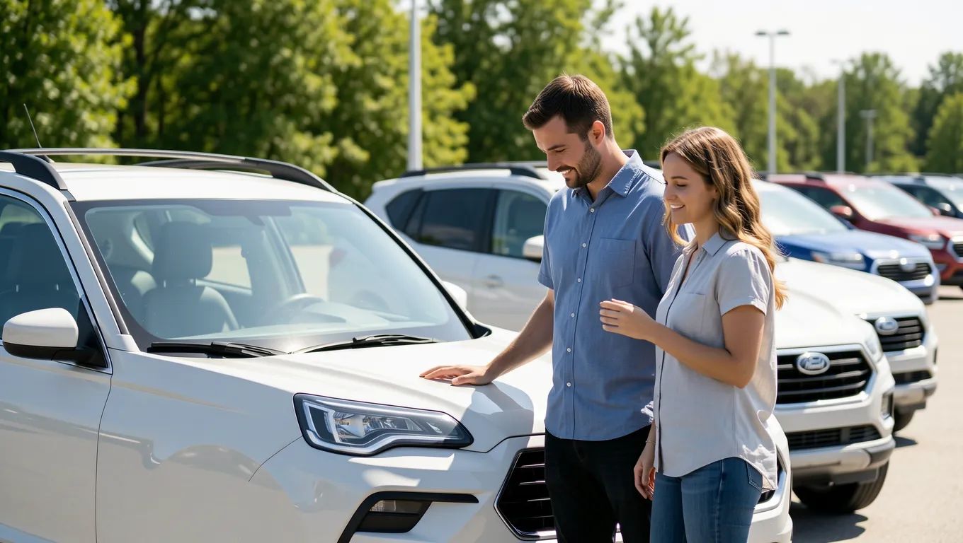 Wisconsin couple shopping for a vehicle with a $25,000 loan